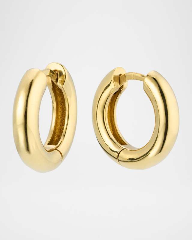Mini Tubular Huggie Earrings